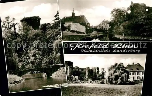 AK / Ansichtskarte Linn_Krefeld Panorama Park Linn Krefeld