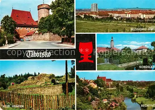 AK / Ansichtskarte Tabor_Suedboehmen und Umgebung Sezimovo Usti Sobeslav Bechyne Kozi Hradek Tabor Suedboehmen