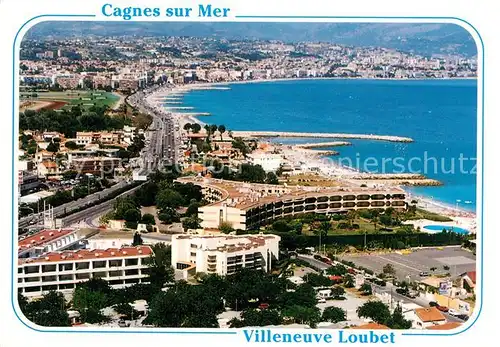 AK / Ansichtskarte Cagnes sur Mer La Baie des Anges vue aerienne Cagnes sur Mer