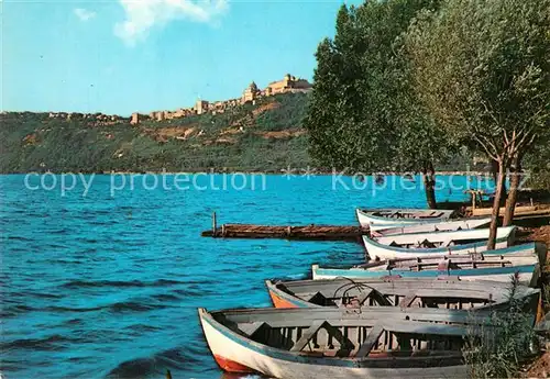 AK / Ansichtskarte Castel_Gandolfo_Latium Panorama e Lago Olimpico Castel_Gandolfo_Latium