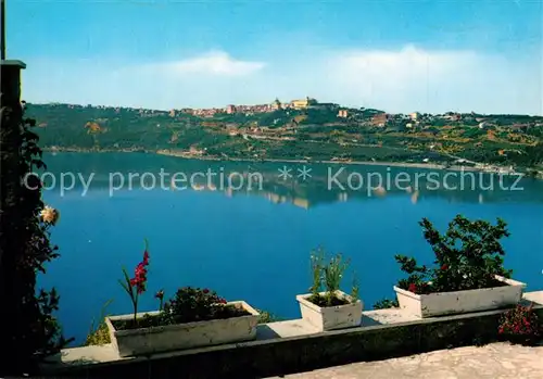 AK / Ansichtskarte Castelgandolfo_Latium Panorama Il Lago Castelgandolfo_Latium