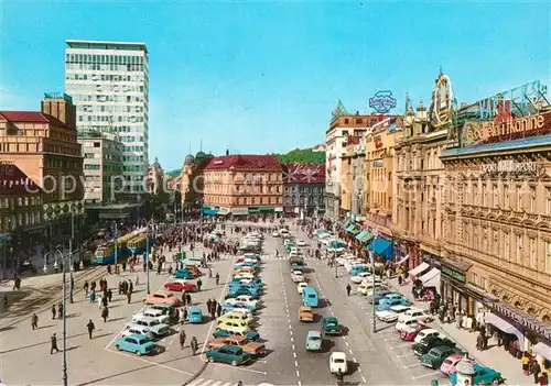 AK / Ansichtskarte Zagreb Trg Republike Platz der Republik Zagreb