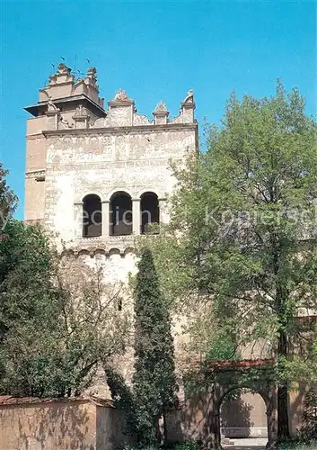 AK / Ansichtskarte Kezmarok Renesancna zvonica Kostol sv. Kriza Kezmarok