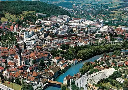 AK / Ansichtskarte Baden_AG Fliegeraufnahme Baden_AG