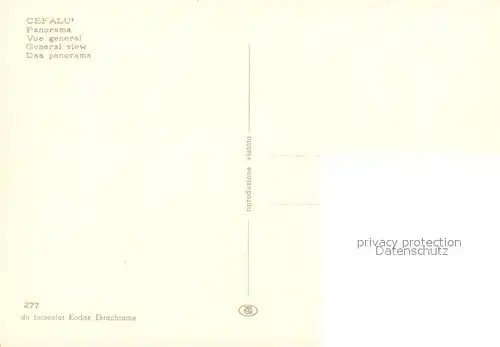 AK / Ansichtskarte Cefalu Panorama Cefalu