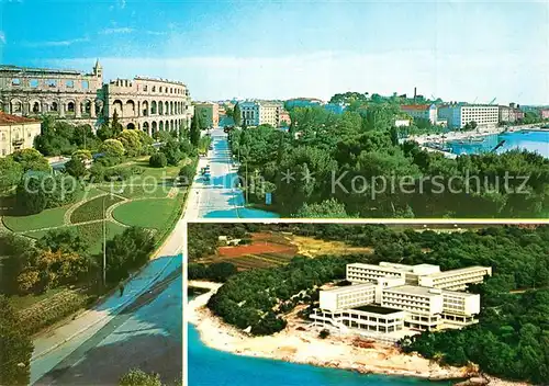 AK / Ansichtskarte Pula_Kroatien Amfiteatar Hotel Brioni 