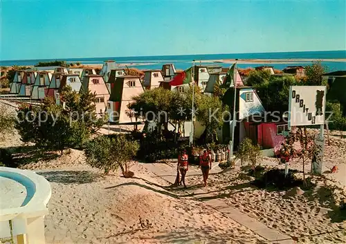 AK / Ansichtskarte Olhao Praia da Armona Ferienbungalows am Strand Olhao