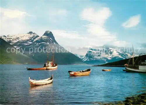 AK / Ansichtskarte Lyngen Parti ved Storfjorden 