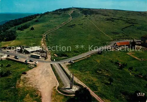 AK / Ansichtskarte Ballon d_Alsace Le Sommet et Monument des Demineurs vue aerienne Ballon d Alsace