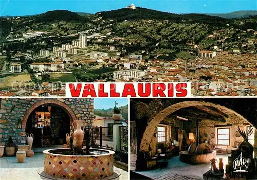 AK / Ansichtskarte Vallauris Vue aerienne Centre Mondial de la Poterie Vallauris