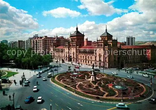 AK / Ansichtskarte Valladolid Plaza de Zorrilla y Academia de Caballeria Valladolid