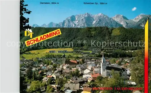 AK / Ansichtskarte Schladming_Obersteiermark Panorama Alpenstadt Dachstein Tauernregion Schladming_Obersteiermark