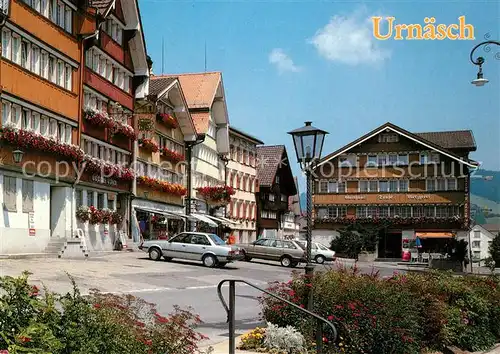 AK / Ansichtskarte Urnaesch_AR Dorfplatz Urnaesch_AR