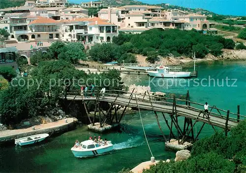 AK / Ansichtskarte Porto_Cervo Bucht Bruecke Strand Porto Cervo