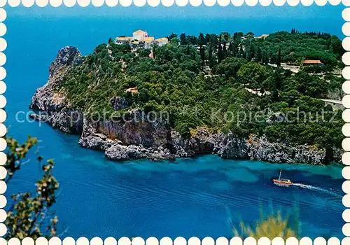 AK / Ansichtskarte Paleokastritsa_Korfu Panorama Bucht Kueste Paleokastritsa_Korfu