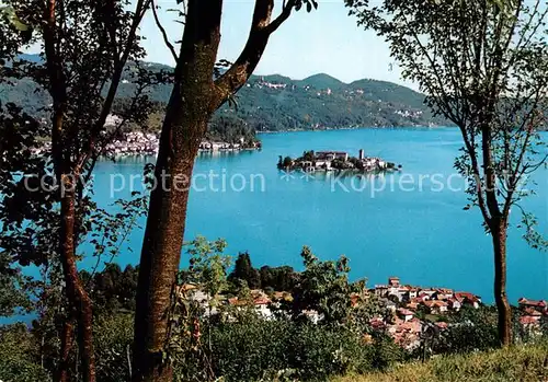 AK / Ansichtskarte Lago_d_Orta Orta San Giulio Isola San Giulio Lago_d_Orta