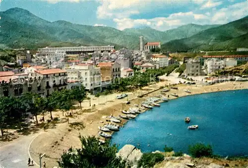 AK / Ansichtskarte Port_Bou Rambla y playa Port_Bou