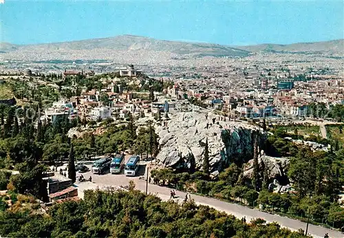 AK / Ansichtskarte Athen_Griechenland Stadtpanorama mit Akropolis Athen_Griechenland