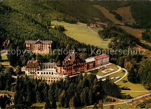 AK / Ansichtskarte Semmering_Niederoesterreich Suedbahnhotel Fliegeraufnahme Semmering