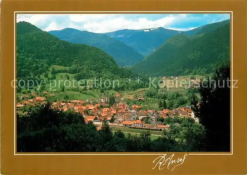 AK / Ansichtskarte Metzeral_Haut_Rhin Vallee de Munster au fond Mittlach et le Rothenbachkopf Metzeral_Haut_Rhin