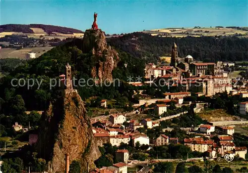 AK / Ansichtskarte Le_Puy en Velay Vue generale Chapelle Saint Michel Rocher Corneille et Cathedrale Le_Puy en Velay
