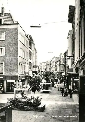 AK / Ansichtskarte Nijmegen Broerstraatpromenade Nijmegen