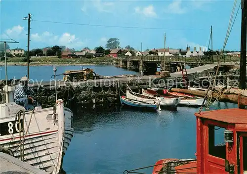 AK / Ansichtskarte Snogebaek Havn Hafen Fischkutter 