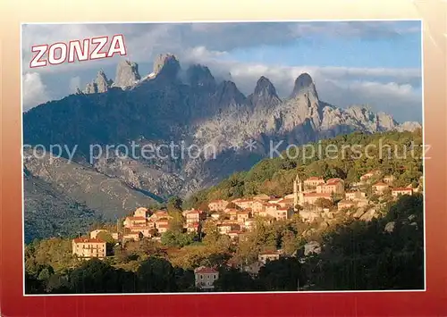 AK / Ansichtskarte Zonza Panorama Gebirge Zonza