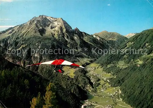 AK / Ansichtskarte Mayrhofen_Zillertal Drachenflieger Gr?nberg Mayrhofen_Zillertal