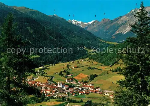 AK / Ansichtskarte Steinach_Brenner_Tirol Schafkammspitze Schneespitze Feuersteine Habicht  Steinach_Brenner_Tirol
