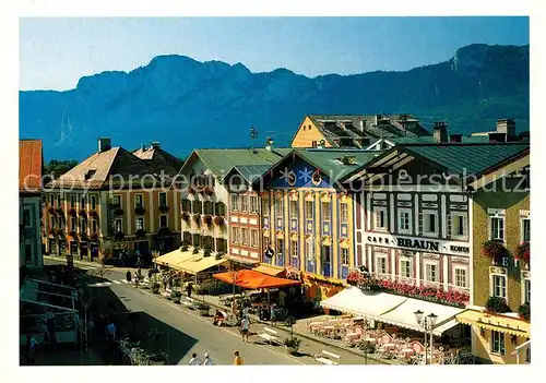 AK / Ansichtskarte Mondsee_Salzkammergut Cafe Braun Mondsee Salzkammergut