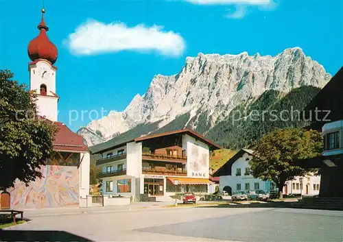 AK / Ansichtskarte Ehrwald_Tirol Zugspitze Raiffeisenbank Ehrwald Tirol