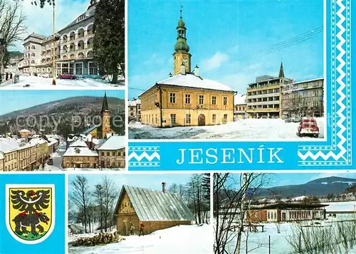 AK / Ansichtskarte Jesenik Priessnitzovo Sanatorium Koliba Autocaming Bobrovnik Jesenik