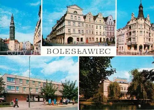 AK / Ansichtskarte Boleslawiec_Bunzlau Hotel Piast Restauracja Centralna Boleslawiec_Bunzlau