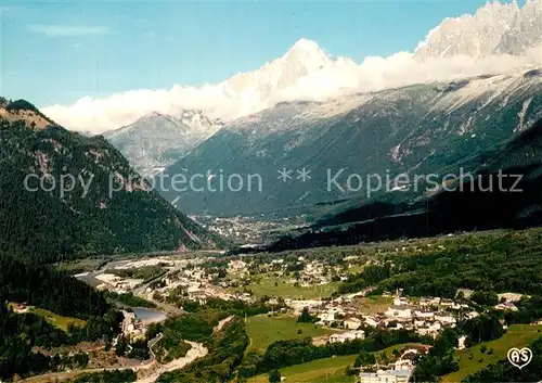 AK / Ansichtskarte Les_Houches Gauche Parc de Merlet Aiguille Verte  Les_Houches