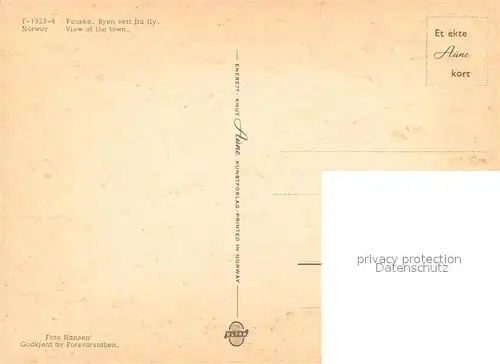 AK / Ansichtskarte Fauske  Fauske