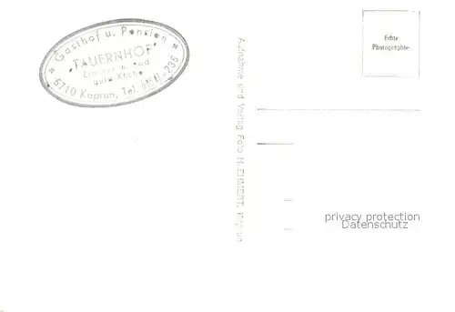 AK / Ansichtskarte Kaprun Gasthof Tauernhof Kaprun