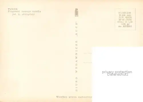 AK / Ansichtskarte Turek Fragment nowego osiedle 