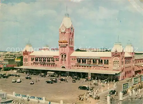 AK / Ansichtskarte Madras_Tamil_Nadu Central Station Madras_Tamil_Nadu