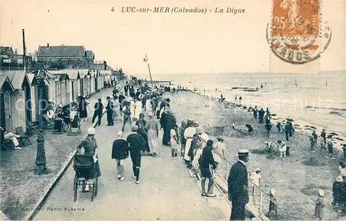 AK / Ansichtskarte Luc sur Mer La Dique Luc sur Mer