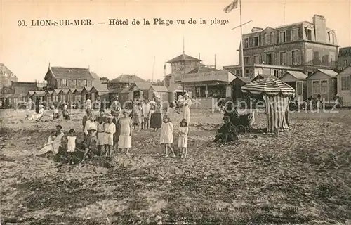 AK / Ansichtskarte Lion sur Mer Hotel de la Plage  Lion sur Mer