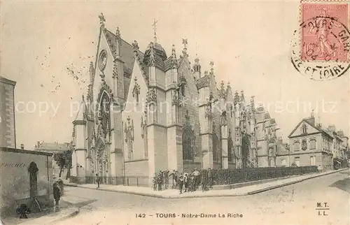 AK / Ansichtskarte Tours_Indre et Loire Notre Dame la Riche Tours Indre et Loire