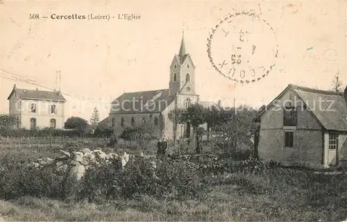 AK / Ansichtskarte Cercottes Eglise Cercottes