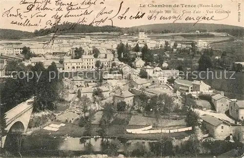 AK / Ansichtskarte Tence Fliegeraufnahme Tence