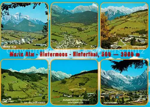 AK / Ansichtskarte Maria_Alm_Steinernen_Meer Bundessportschule Hintermoos Hinterthal  Maria_Alm_Steinernen_Meer