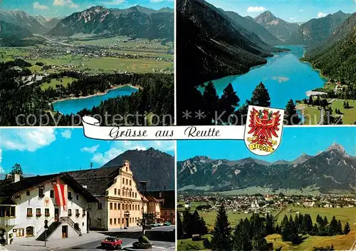 AK / Ansichtskarte Reutte_Tirol Urisee Plansee Marktplatz Gernspitze Reutte Tirol