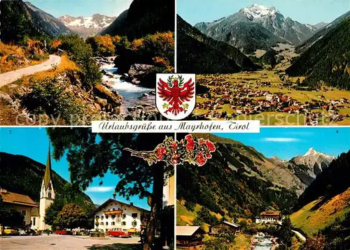 AK / Ansichtskarte Mayrhofen_Zillertal Stillupp Gr?nberg Kramerwirt Brandbergkolm Mayrhofen_Zillertal