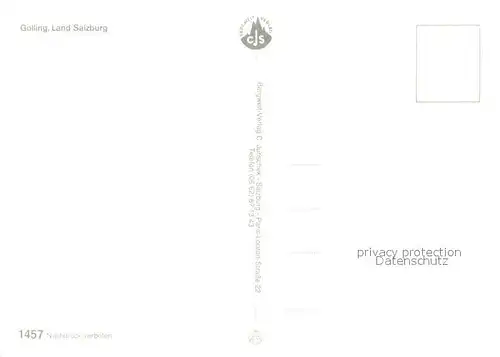 AK / Ansichtskarte Golling_Salzach  Golling Salzach