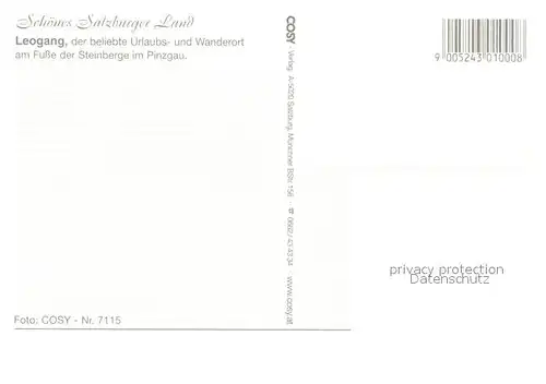 AK / Ansichtskarte Leogang  Leogang