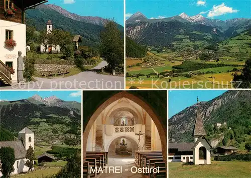 AK / Ansichtskarte Matrei_Osttirol Kirche St. Nikolaus Portr?tgrabstein Schloss Weissenstein Matrei_Osttirol